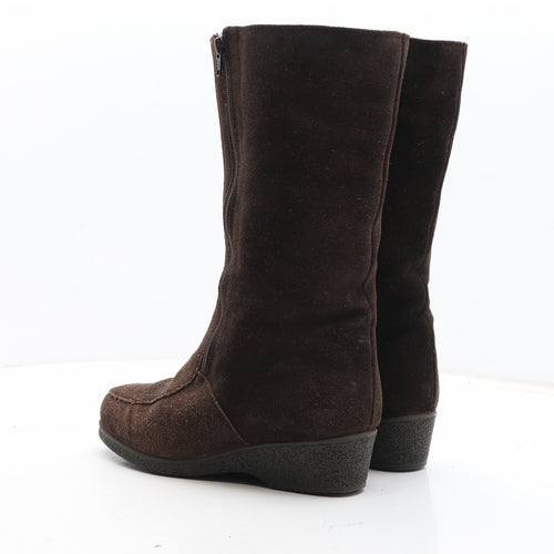 Draper Of Glastonbury Womens Brown Leather Bootie Boot UK