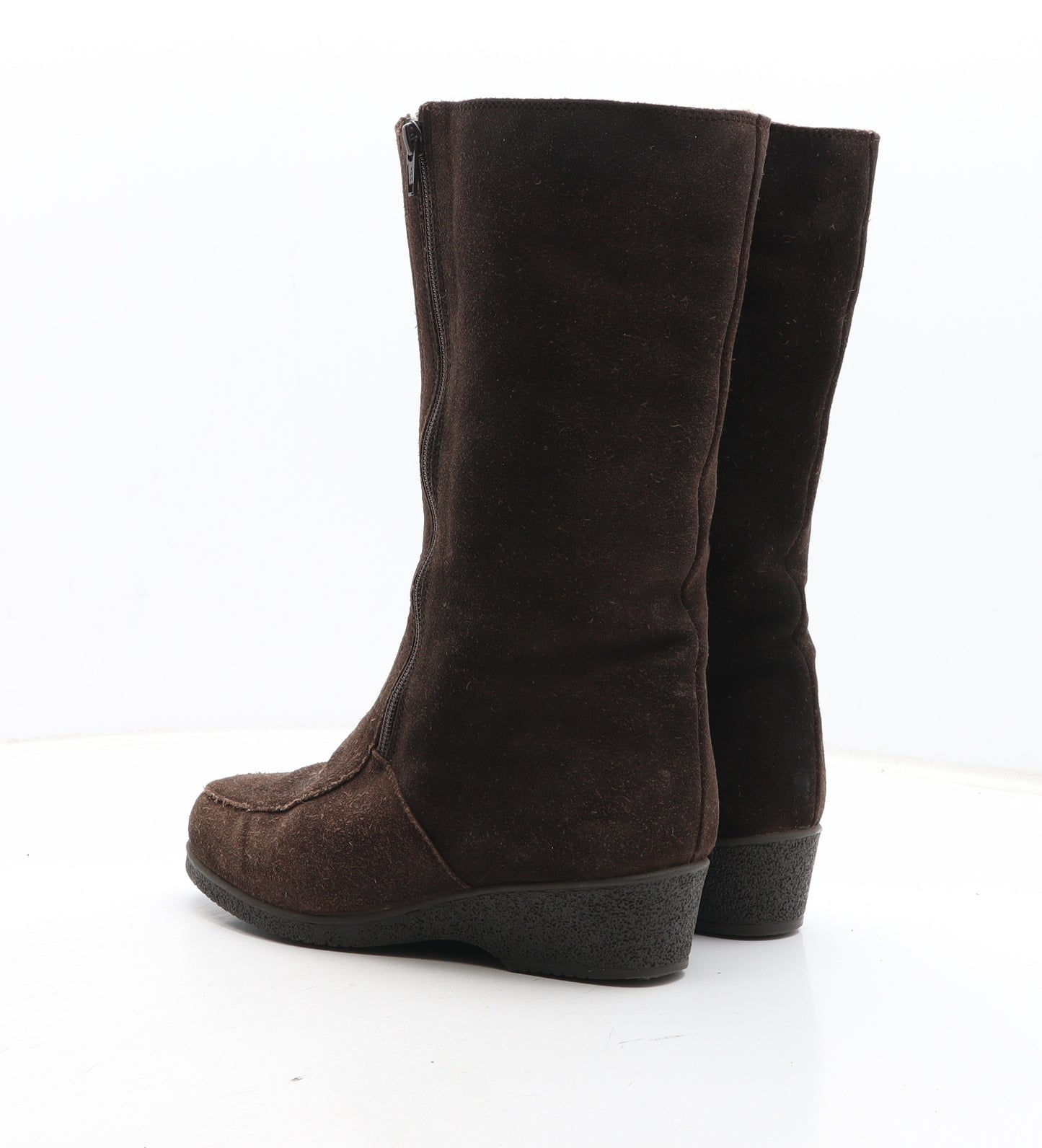 Draper Of Glastonbury Womens Brown Leather Bootie Boot UK