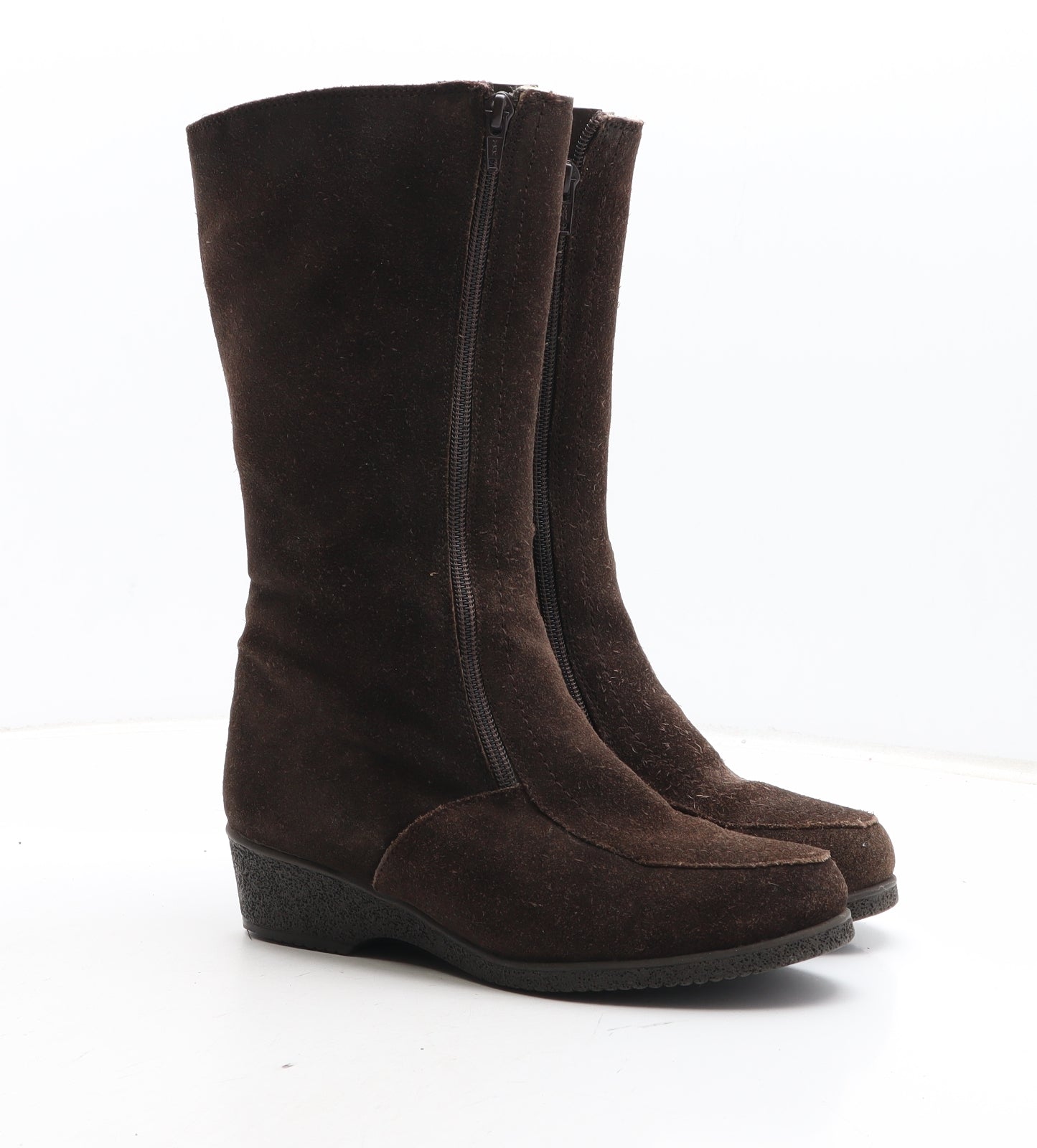 Draper Of Glastonbury Womens Brown Leather Bootie Boot UK