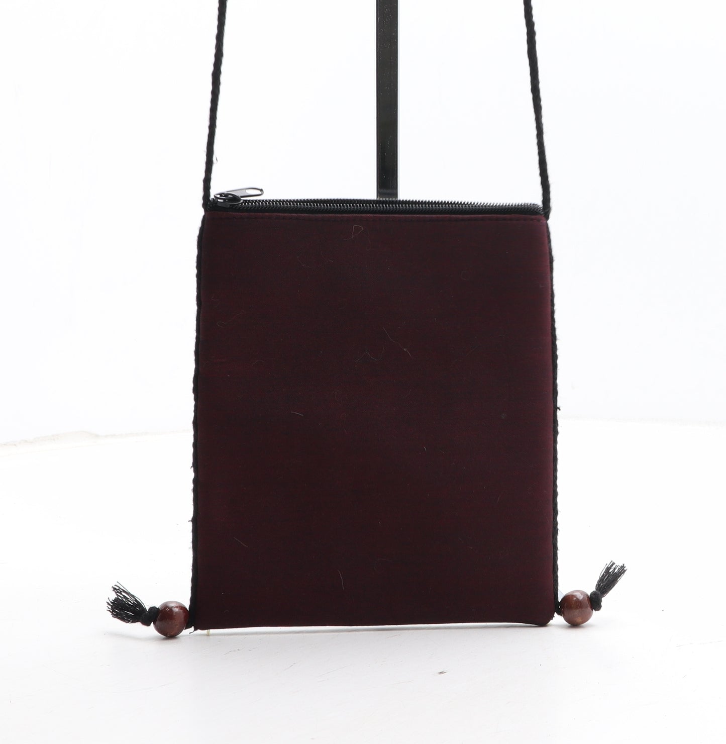 Preworn Womens Black Geometric Polyester Crossbody Size Mini - Elephant Pattern