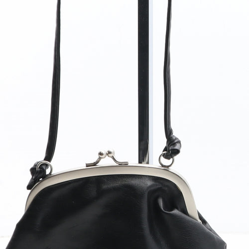 Atmosphere Womens Black Polyurethane Crossbody Size Mini
