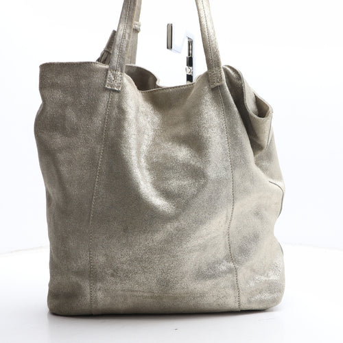 Friday Wave Womens Grey Polyester Top Handle Bag Size Medium
