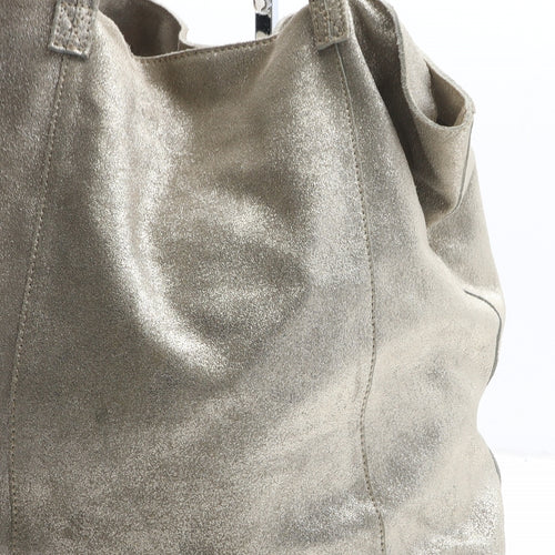 Friday Wave Womens Grey Polyester Top Handle Bag Size Medium