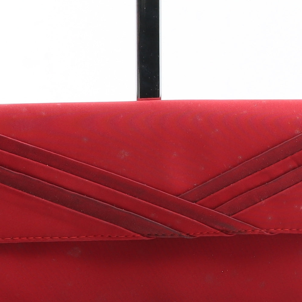 Barretts Womens Red Polyester Clutch Size Small