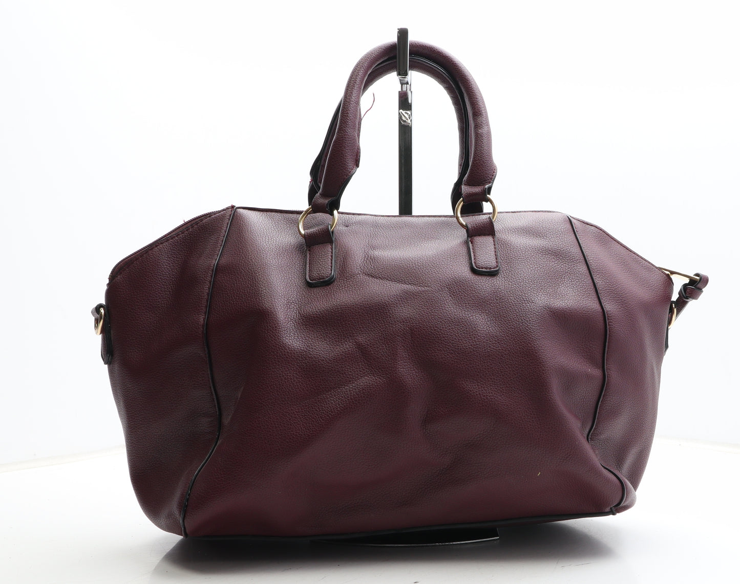 New Look Womens Purple Polyurethane Top Handle Bag Size Medium