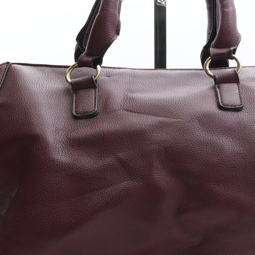 New Look Womens Purple Polyurethane Top Handle Bag Size Medium