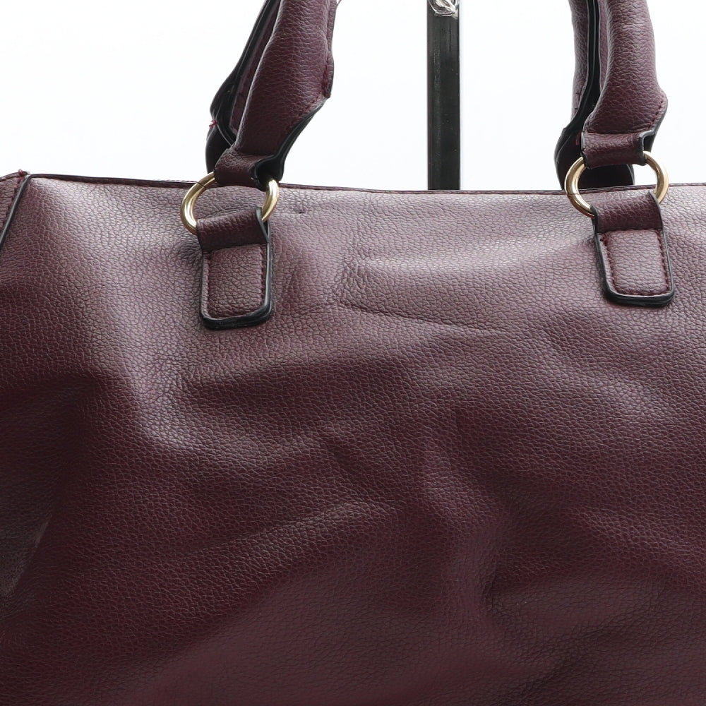 New Look Womens Purple Polyurethane Top Handle Bag Size Medium