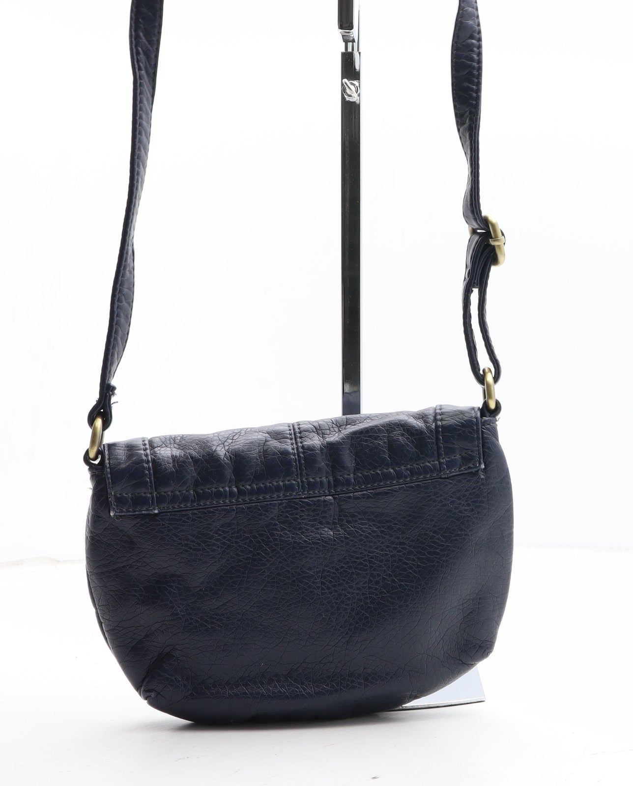 MANTARAY PRODUCTS Womens Blue Polyurethane Crossbody Size Small