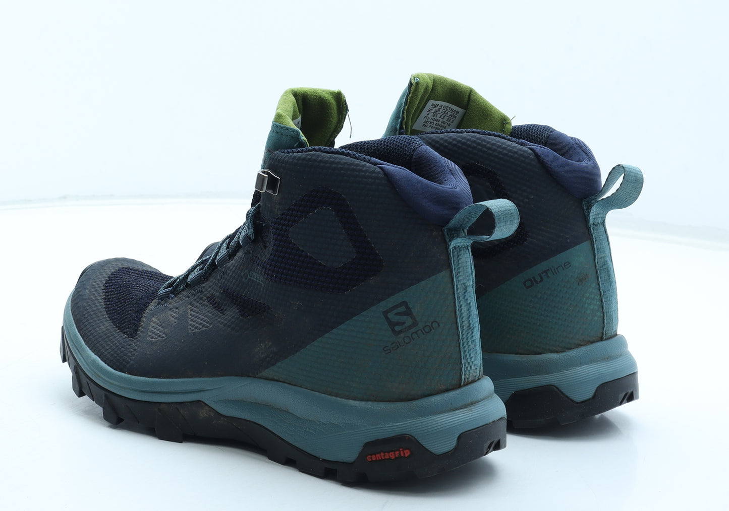 Salomon Boys Blue Polyester Combat Boot UK 4 37