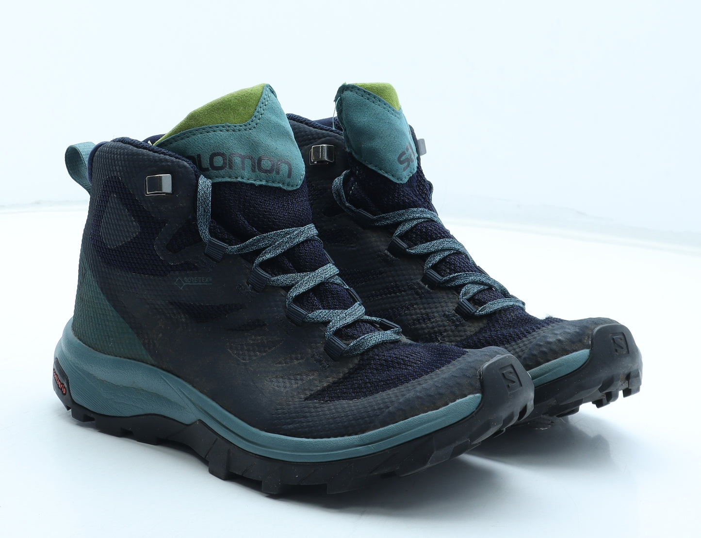 Salomon Boys Blue Polyester Combat Boot UK 4 37