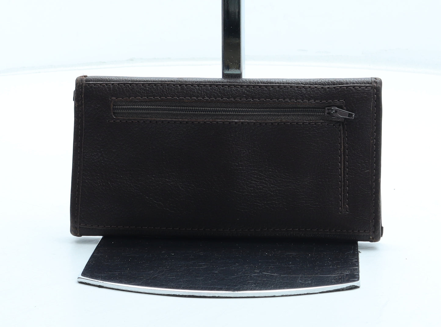 Preworn Mens Brown Leather Wallet