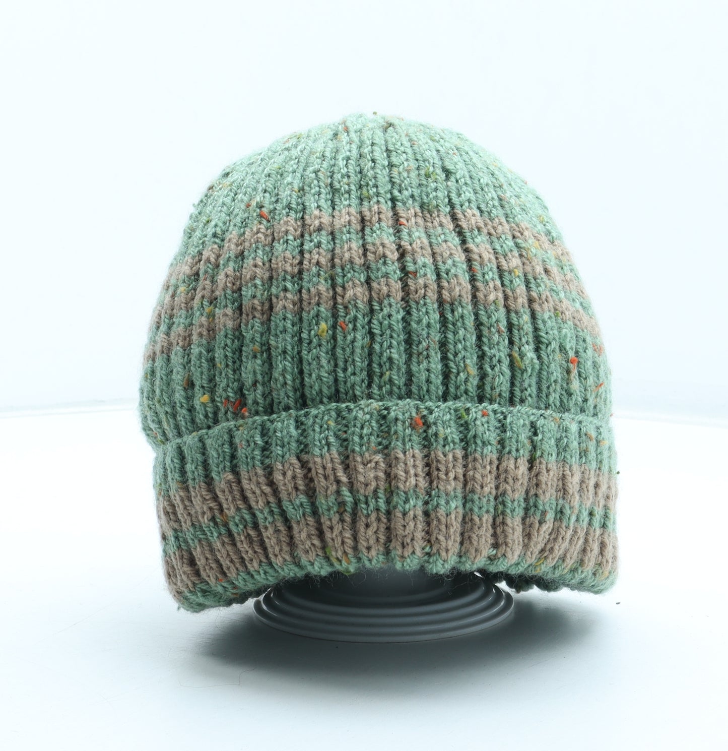 Preworn Womens Green Acrylic Beanie One Size
