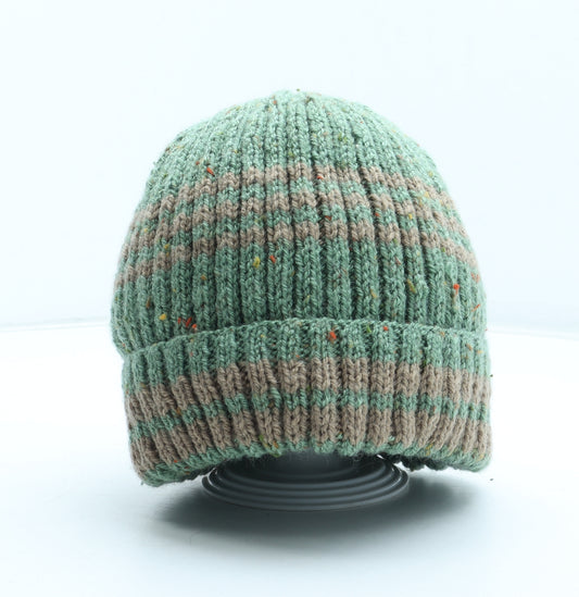 Preworn Womens Green Acrylic Beanie One Size