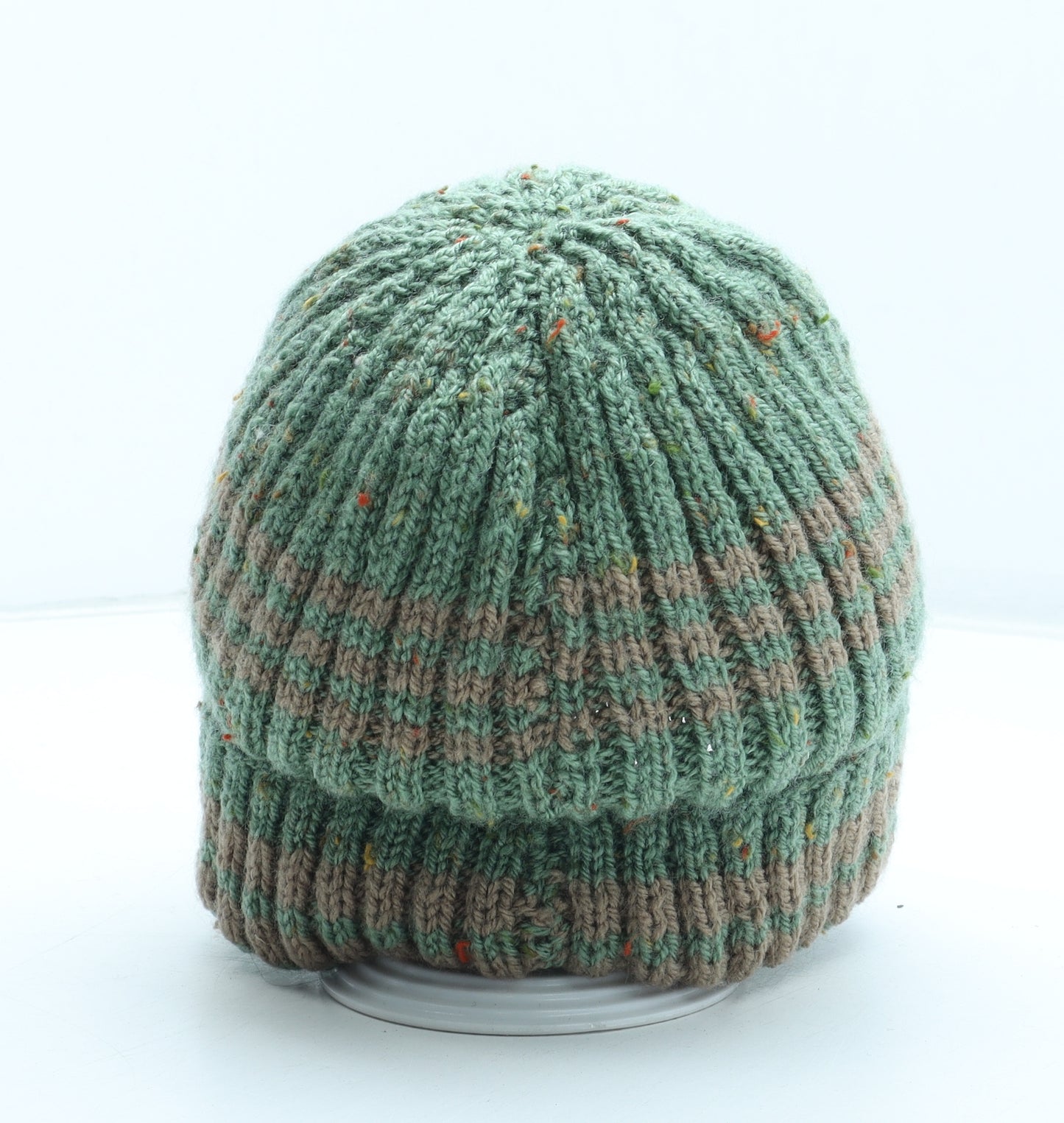 Preworn Womens Green Acrylic Beanie One Size