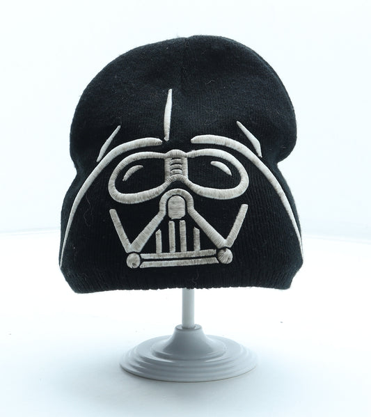Star Wars Boys Black Acrylic Beanie Size S