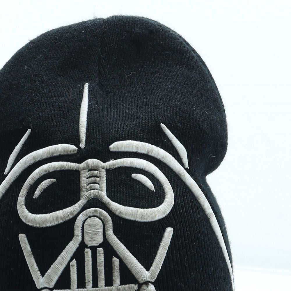 Star Wars Boys Black Acrylic Beanie Size S