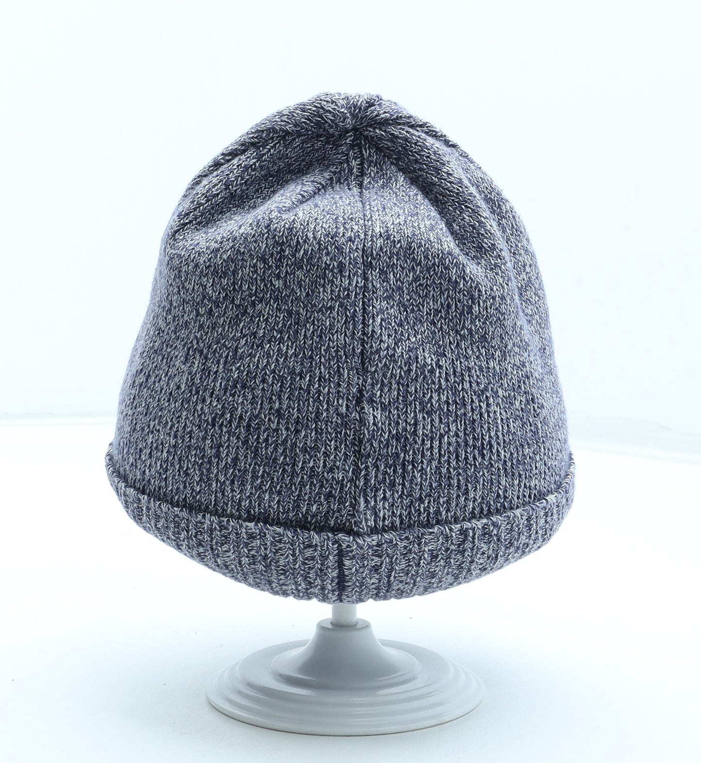 Preworn Mens Grey Acrylic Beanie One Size
