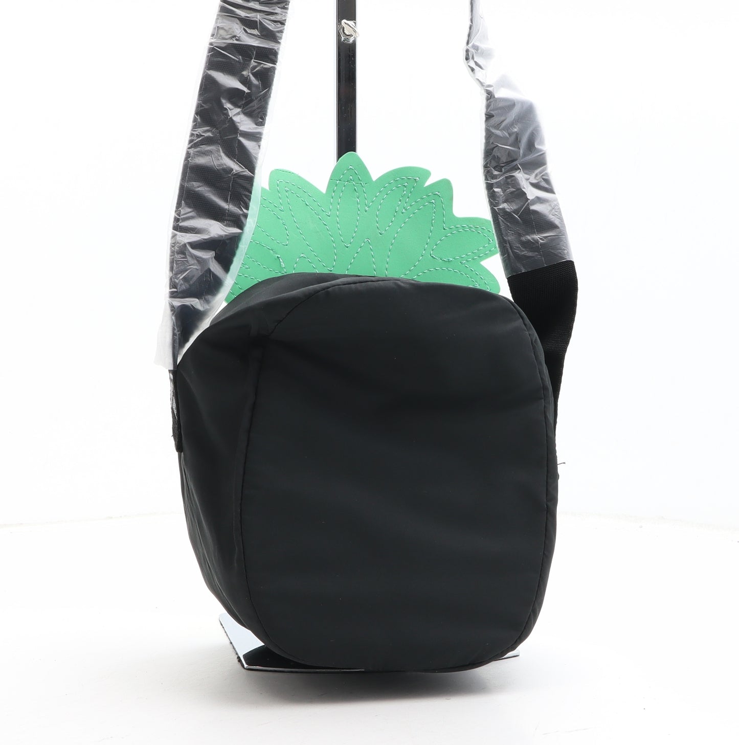 PINK Boys Black Polyester Crossbody Size Small Zip - Pineapple