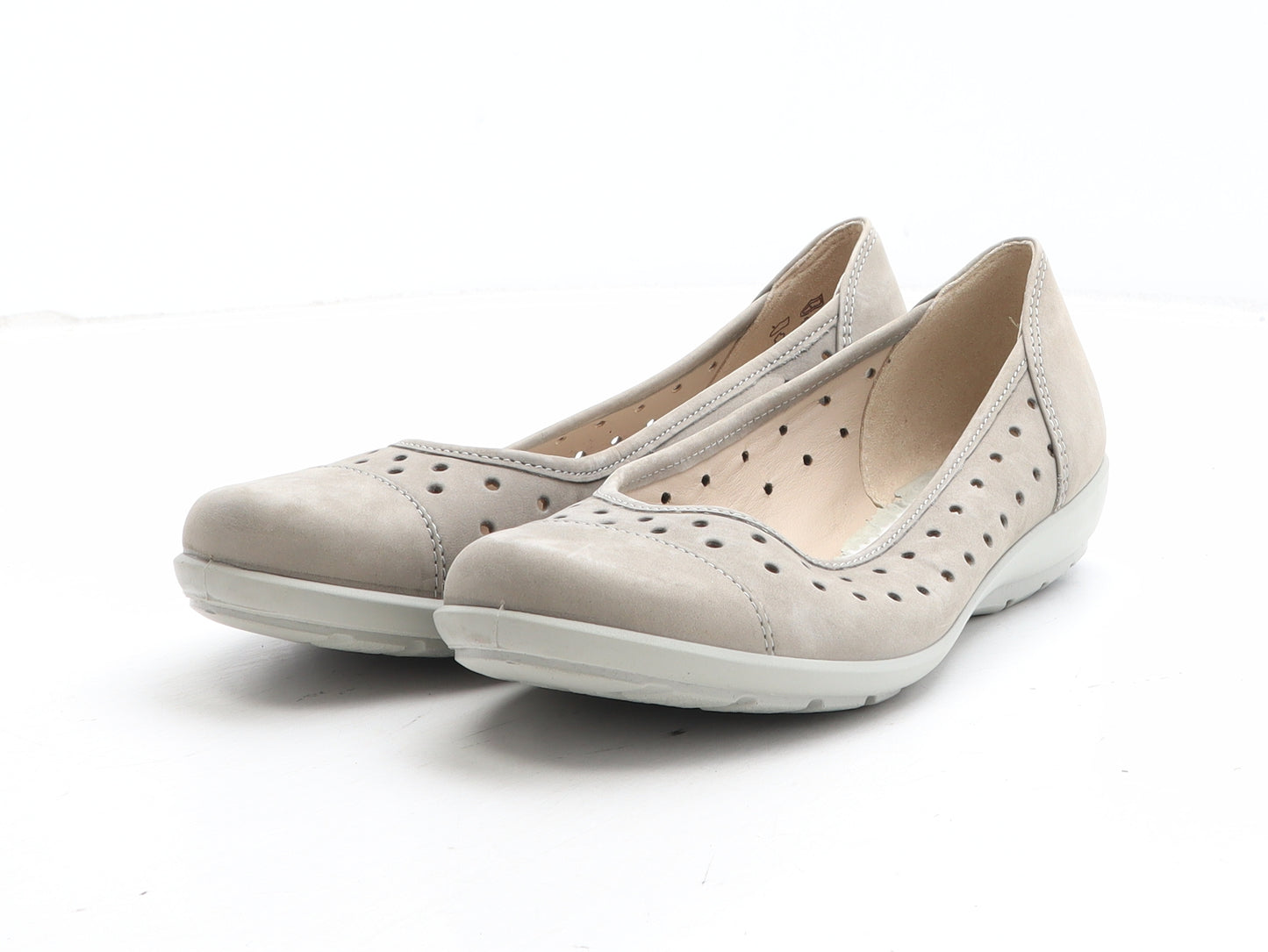 Hotter Womens Grey Synthetic Slip On Casual UK