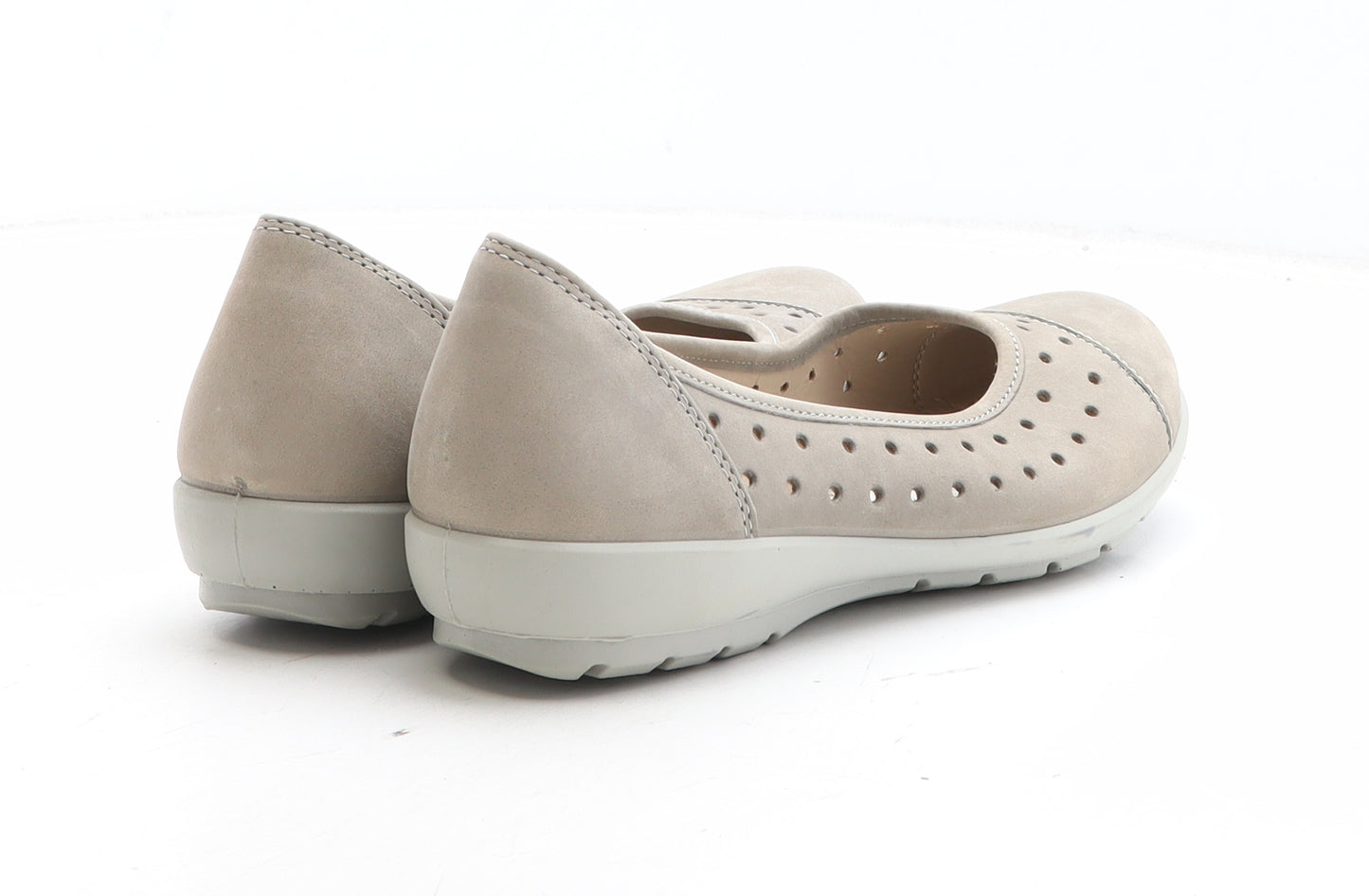 Hotter Womens Grey Synthetic Slip On Casual UK
