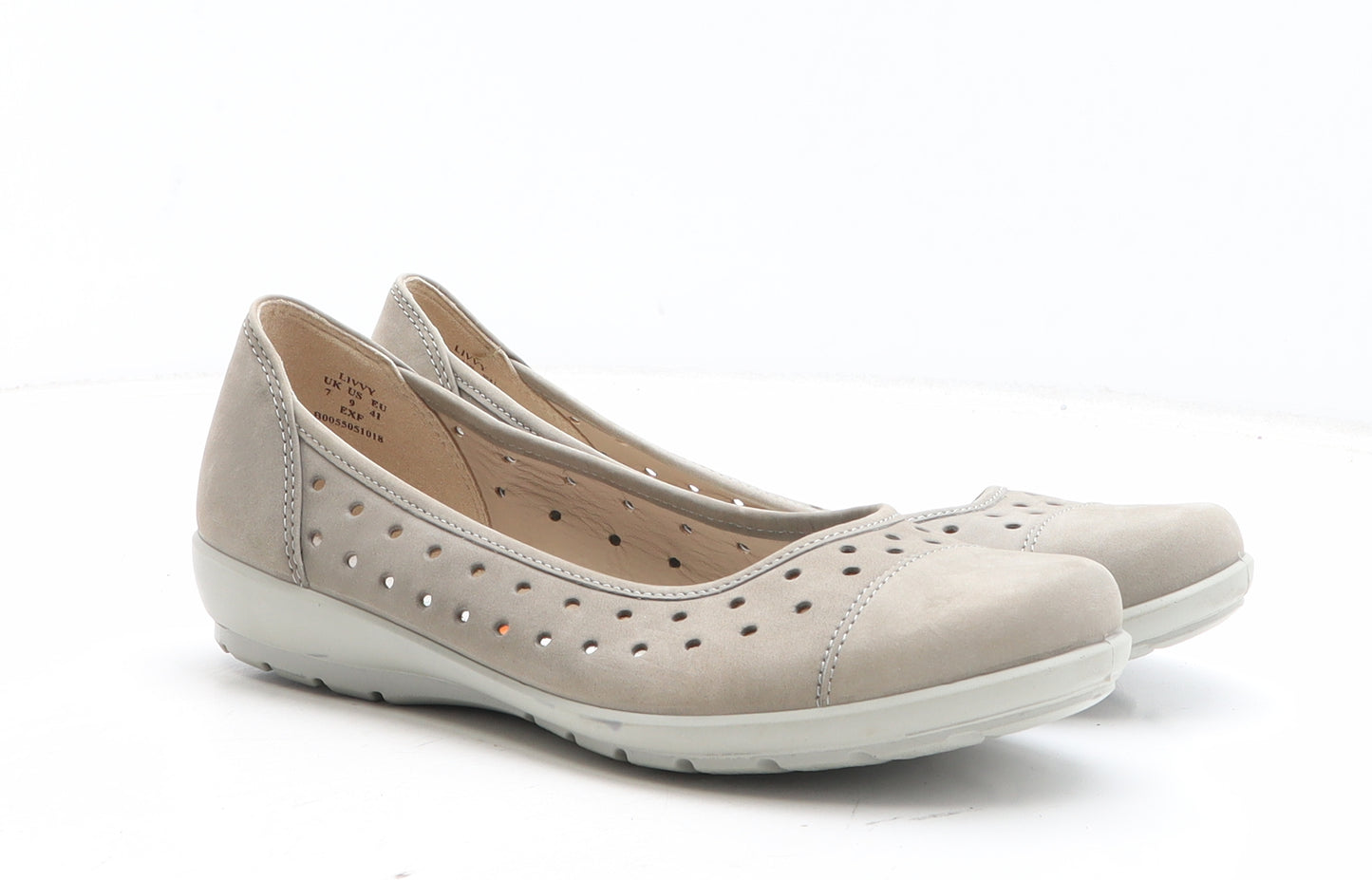 Hotter Womens Grey Synthetic Slip On Casual UK