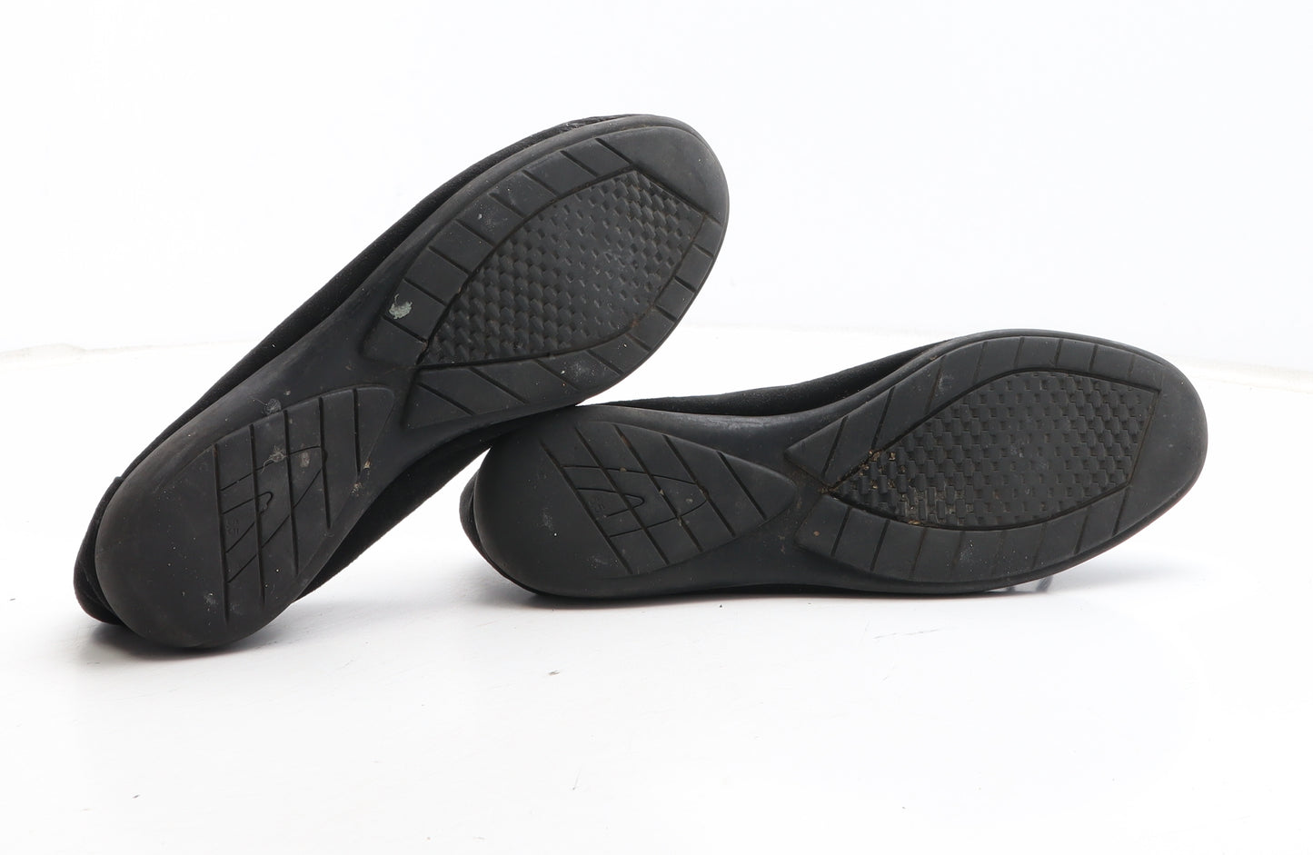 F&F Womens Black Fabric Loafer Casual UK