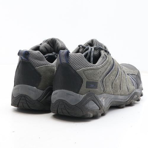 Crane Mens Grey Synthetic Trainer UK 8