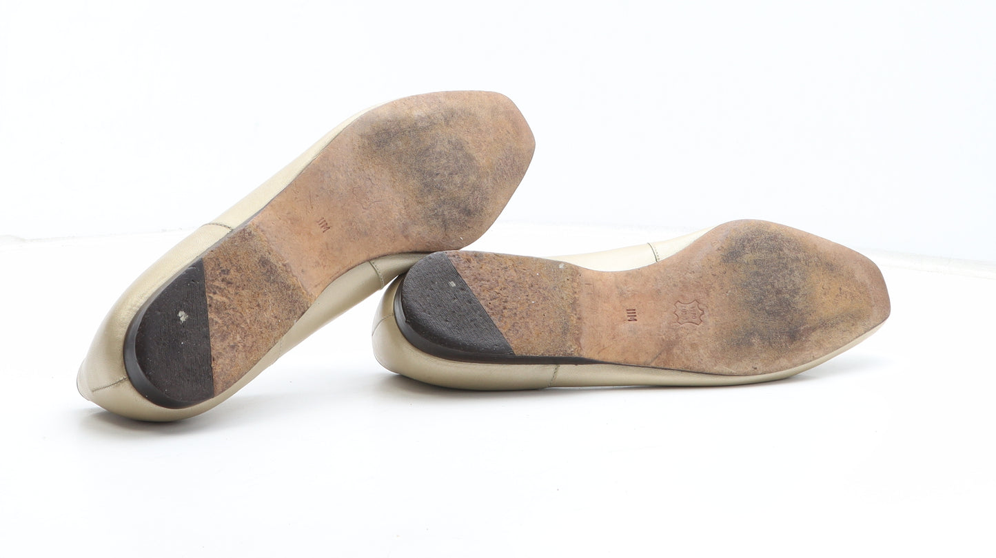 Enzo Angiolini Womens Beige Leather Slip On Casual UK