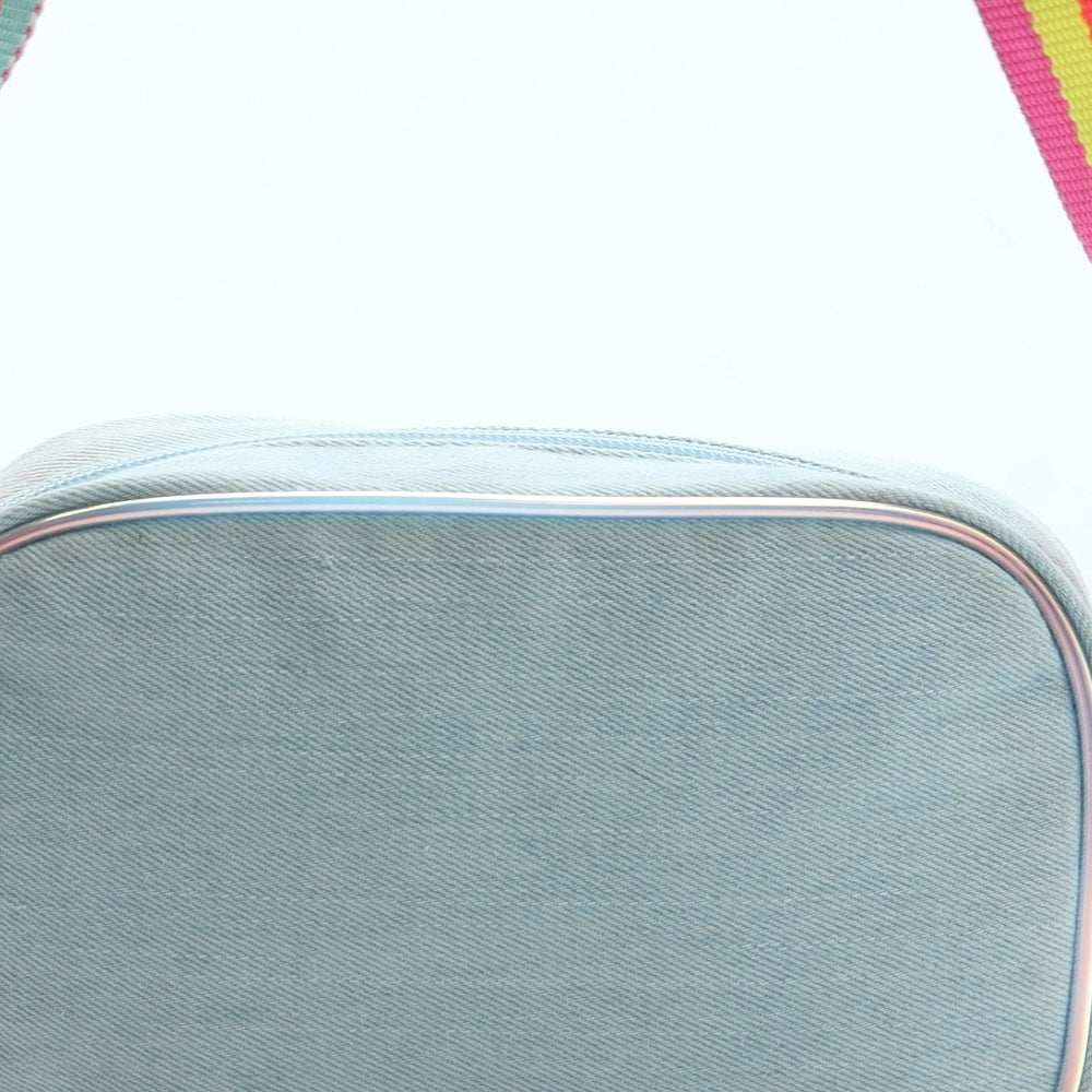 Preworn Girls Multicoloured Polyester Crossbody Size Small Zip - Love