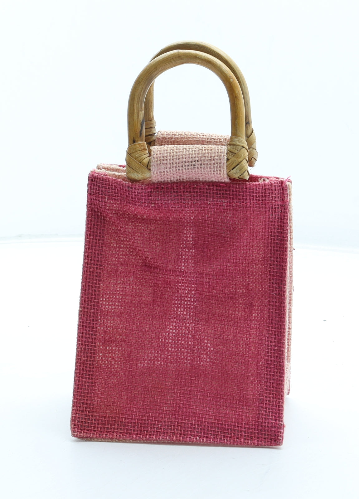 Preworn Womens Pink Solid Polyester Top Handle Bag Size Small