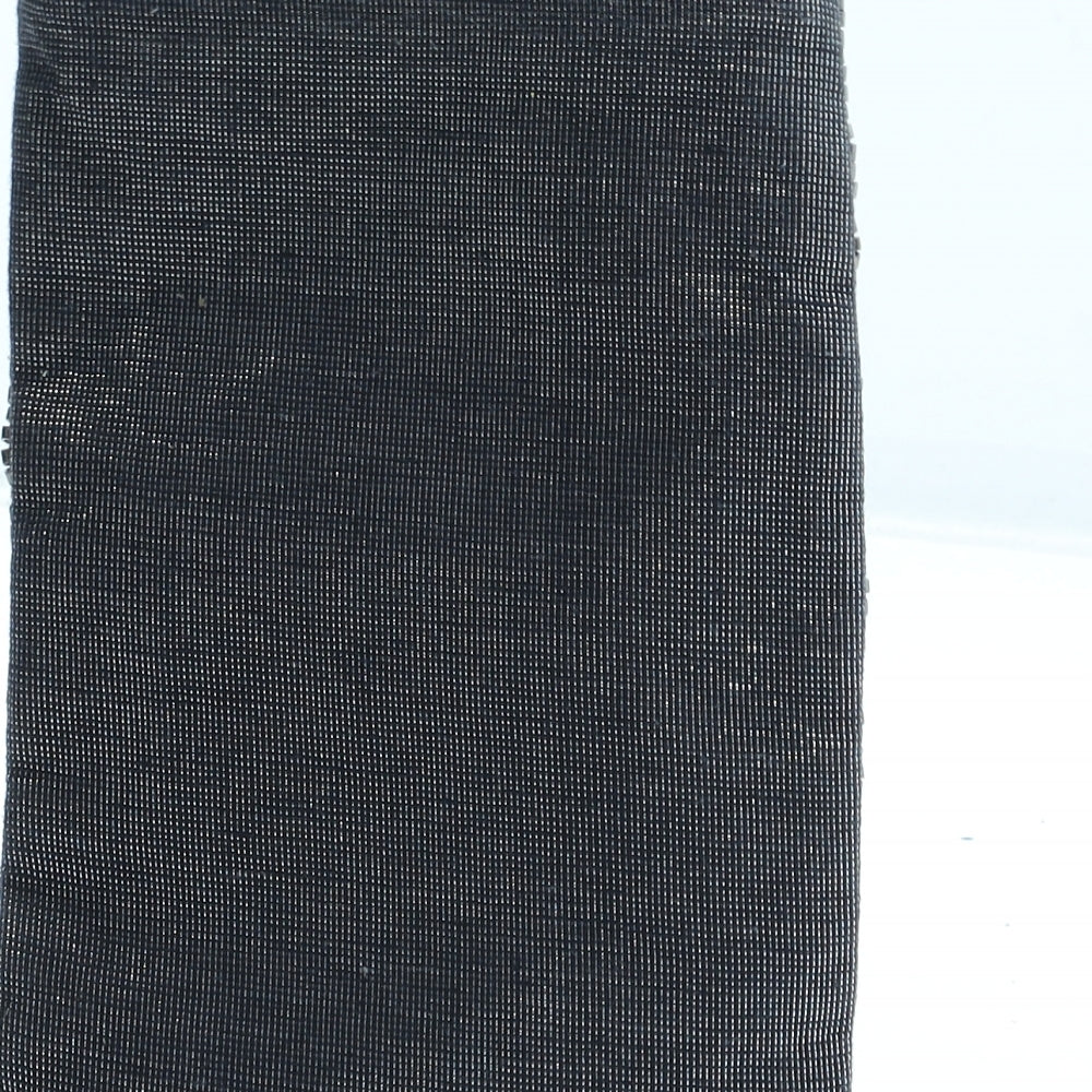 Accessorize Womens Blue Polyester Shoulder Bag Size Small