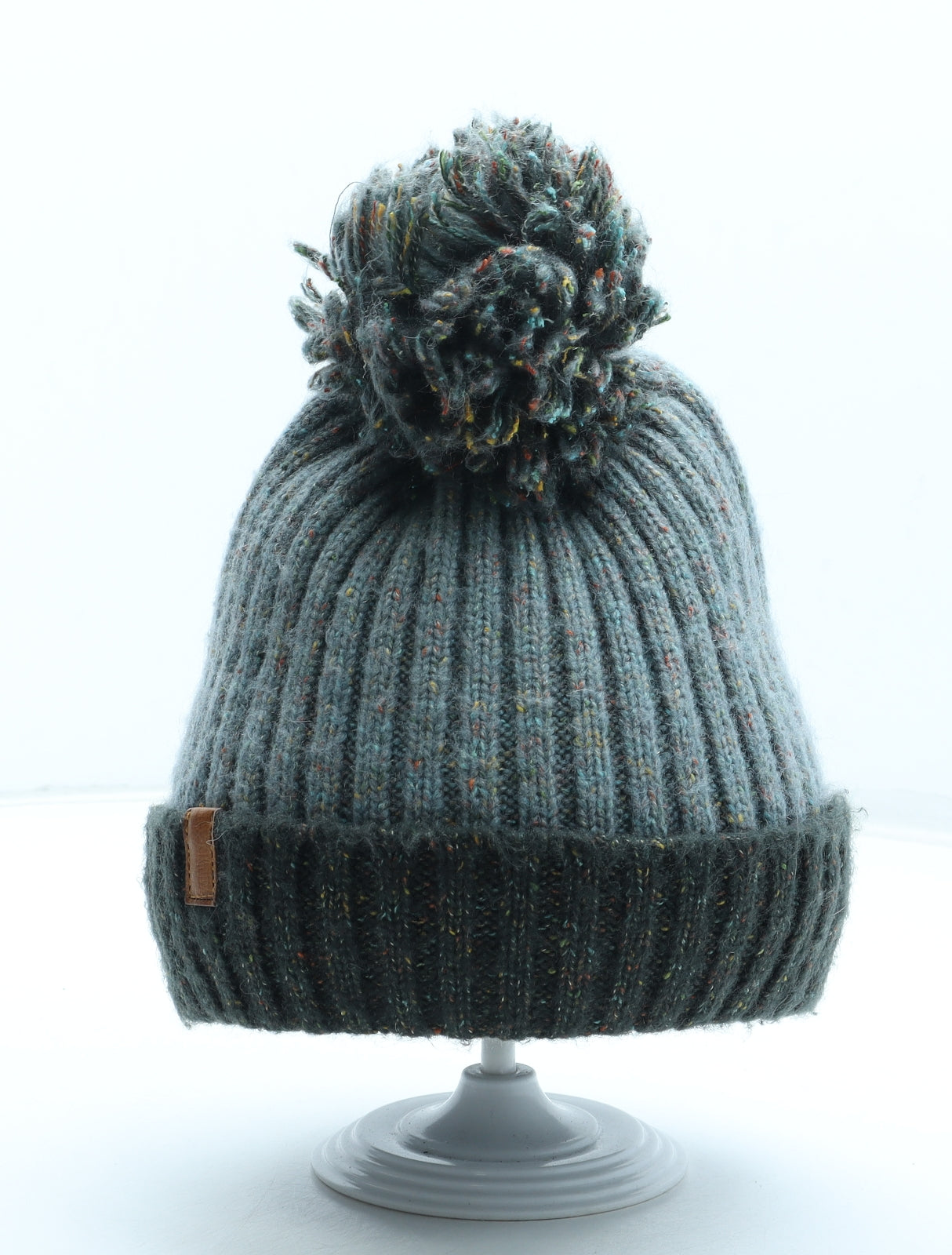 George Boys Multicoloured Acrylic Bobble Hat Size S - Size 8-12 years