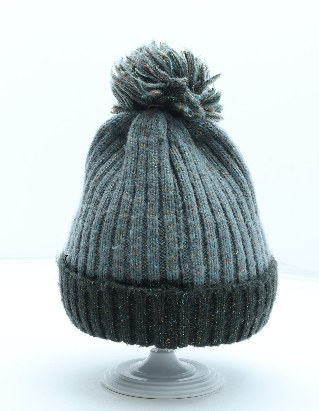 George Boys Multicoloured Acrylic Bobble Hat Size S - Size 8-12 years