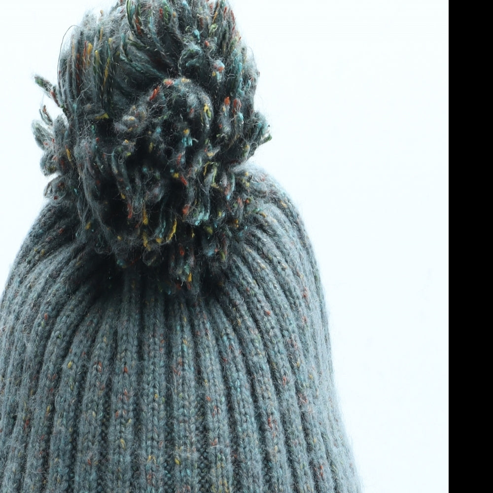 George Boys Multicoloured Acrylic Bobble Hat Size S - Size 8-12 years