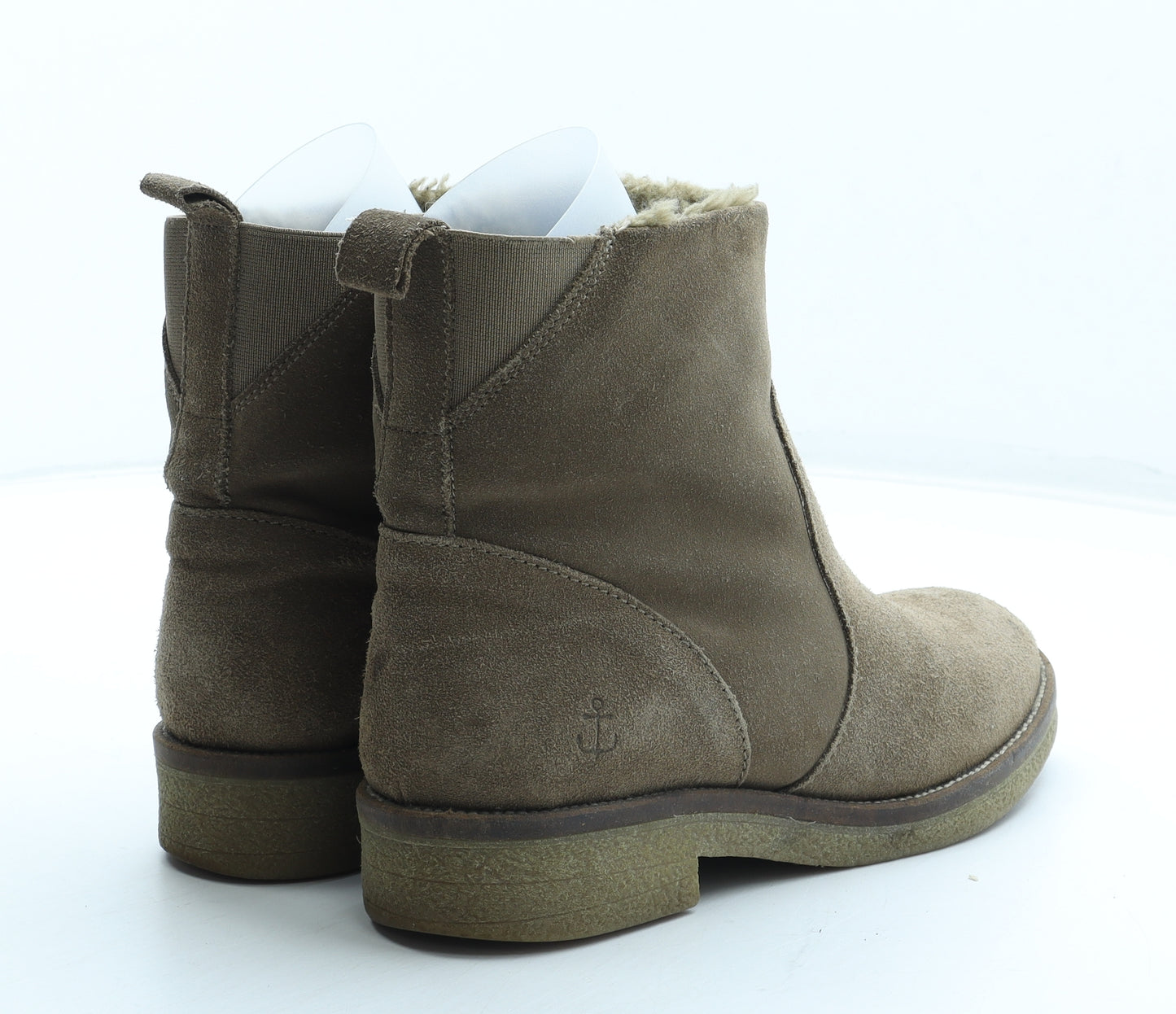Preworn Mens Brown Leather Bootie Boot UK 6 39