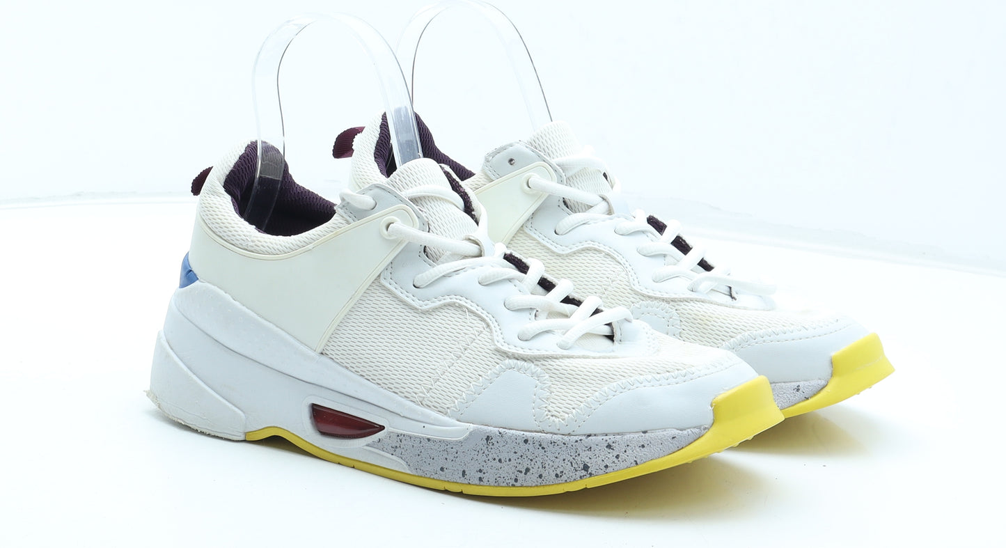 Zara Womens Multicoloured Polyurethane Trainer UK