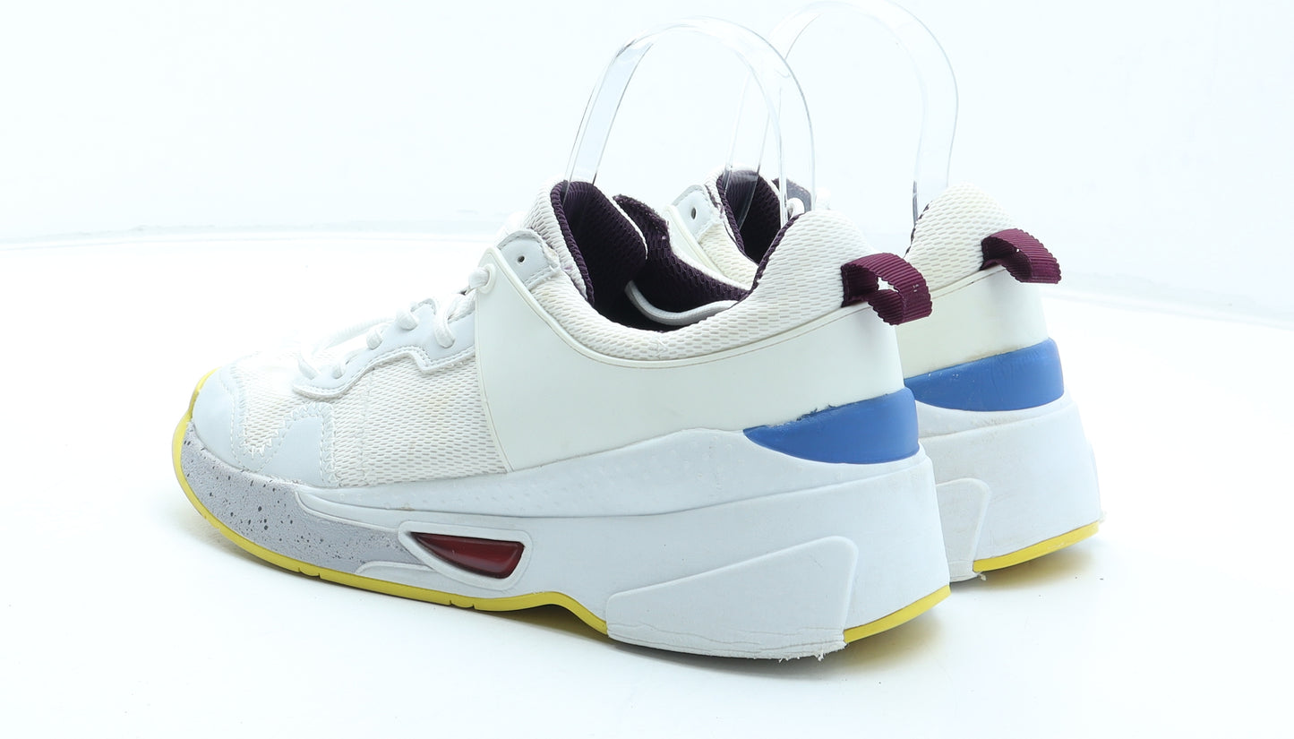 Zara Womens Multicoloured Polyurethane Trainer UK