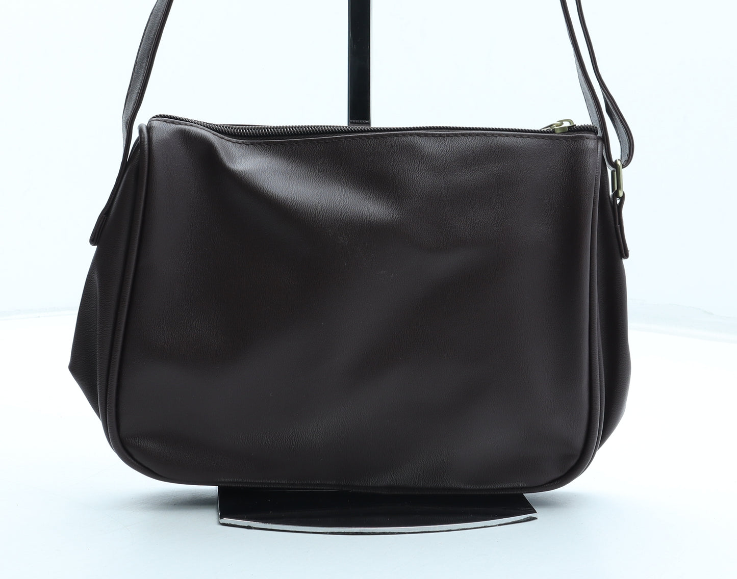 TED LAPIDUS Womens Brown Polyurethane Crossbody Size Medium