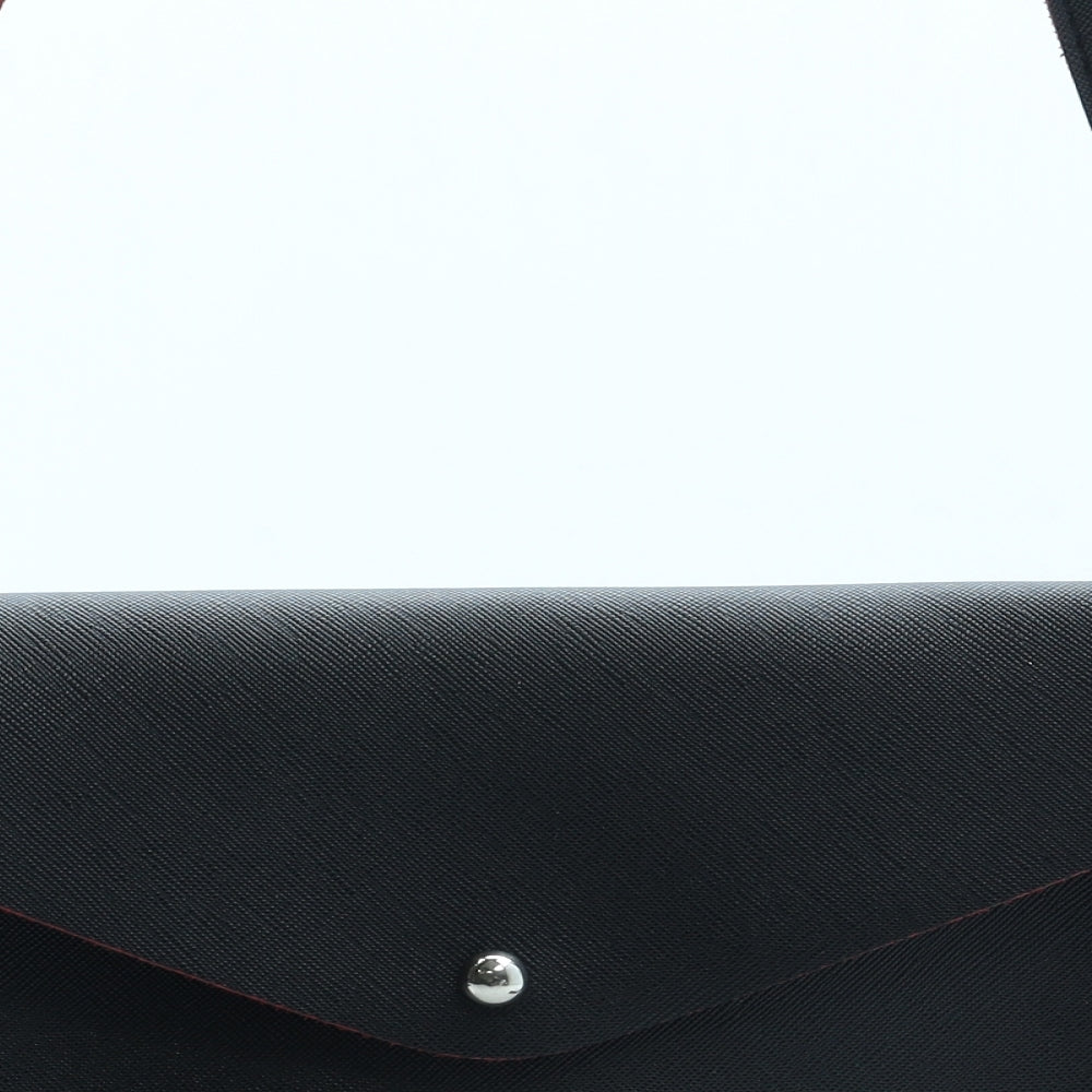 David Jones Womens Black Polyurethane Crossbody Size Small