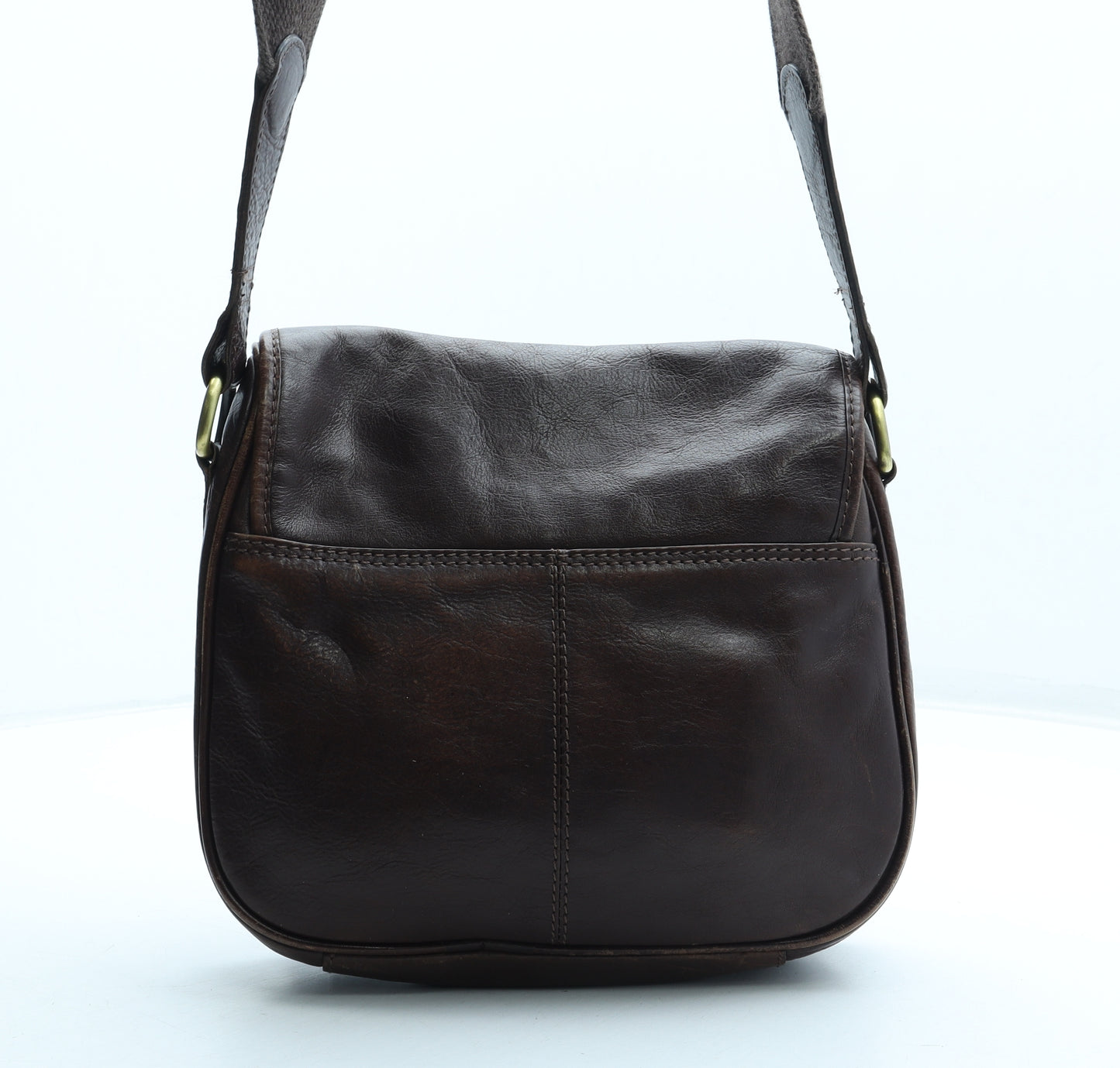 Laura Ashley Womens Brown Bamboo Crossbody Size Small