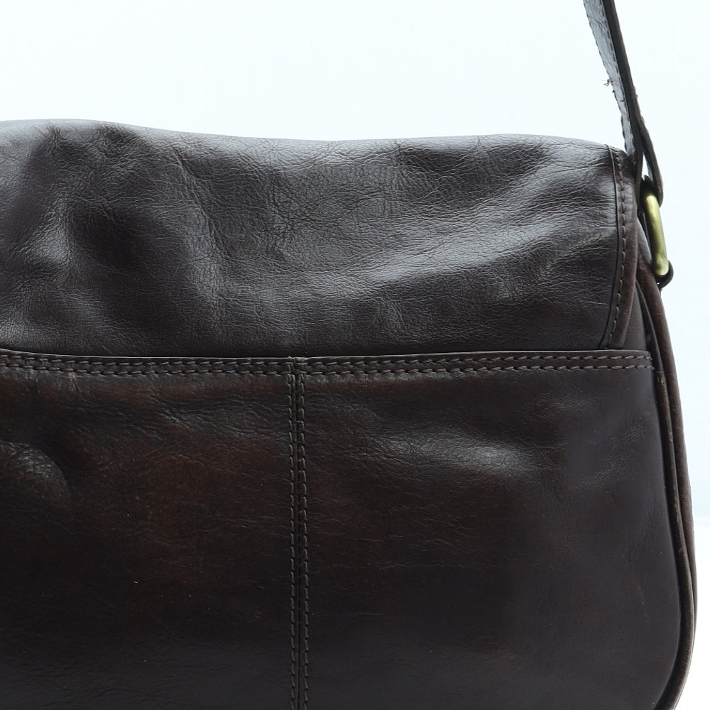 Laura Ashley Womens Brown Bamboo Crossbody Size Small