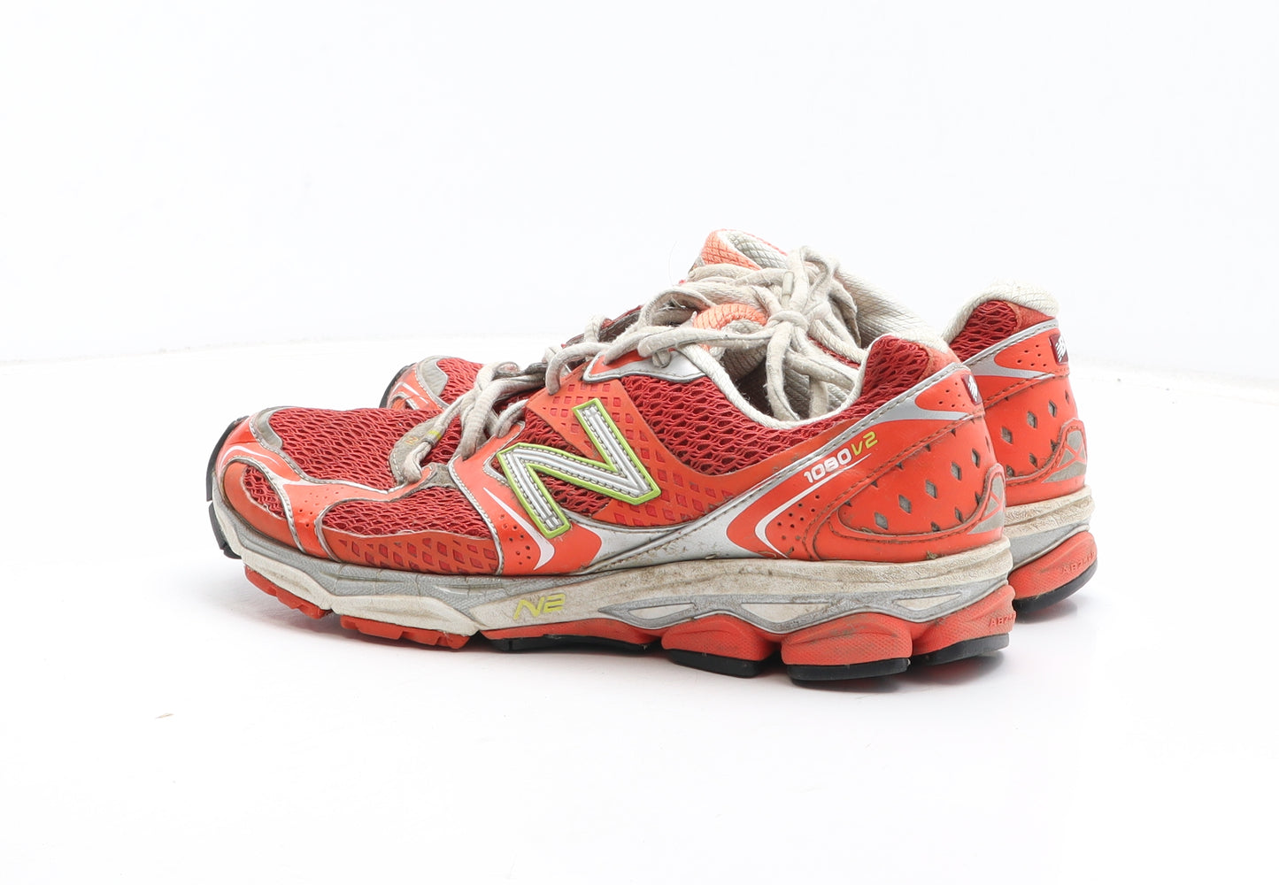 New Balance Mens Orange Synthetic Trainer UK 7