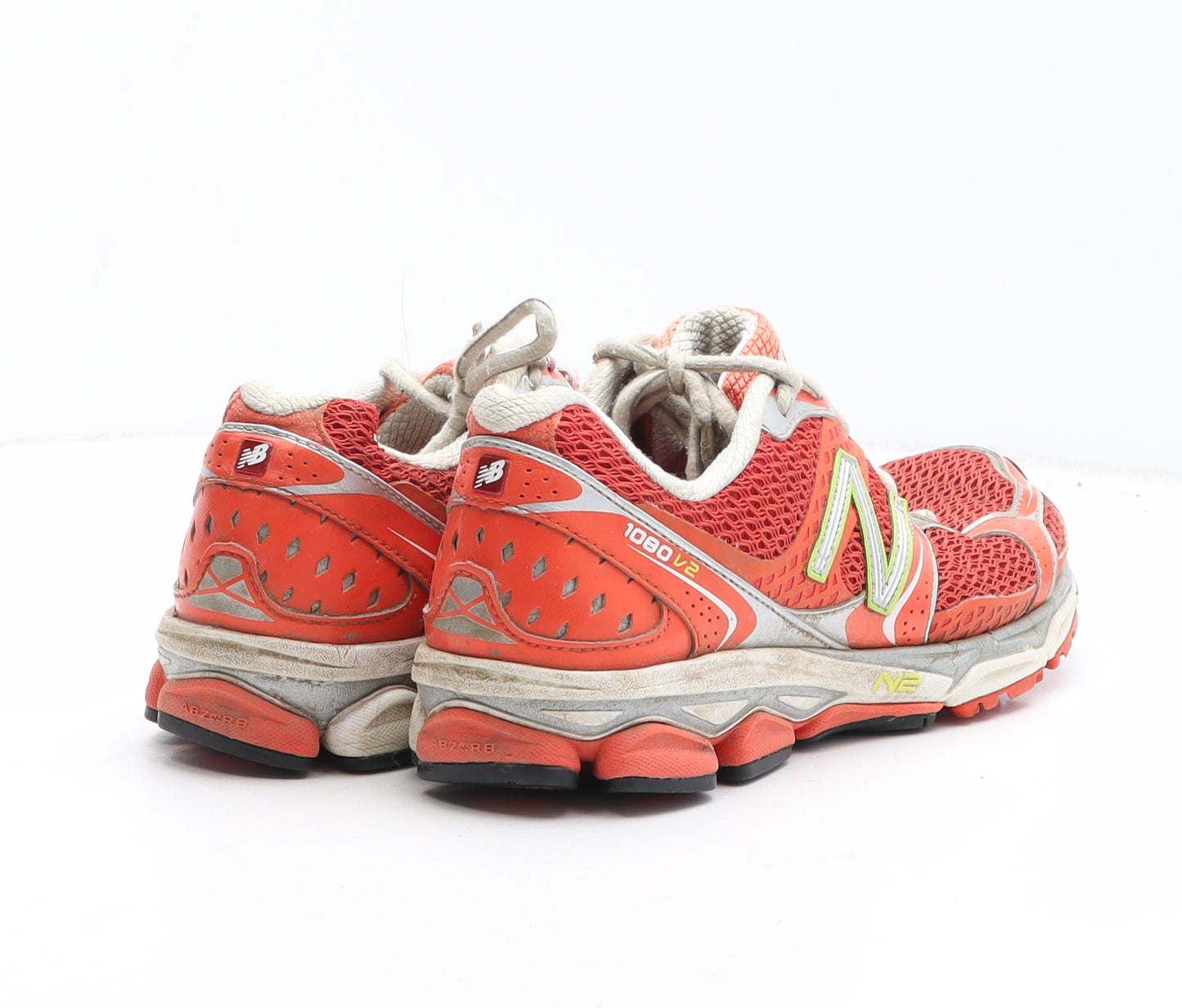 New Balance Mens Orange Synthetic Trainer UK 7