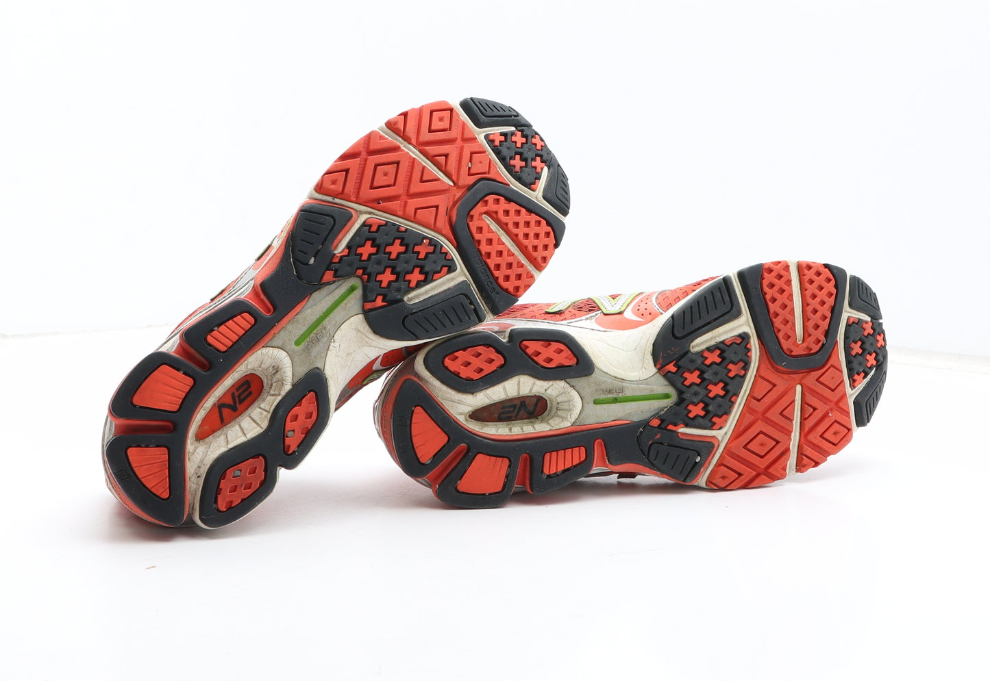 New Balance Mens Orange Synthetic Trainer UK 7