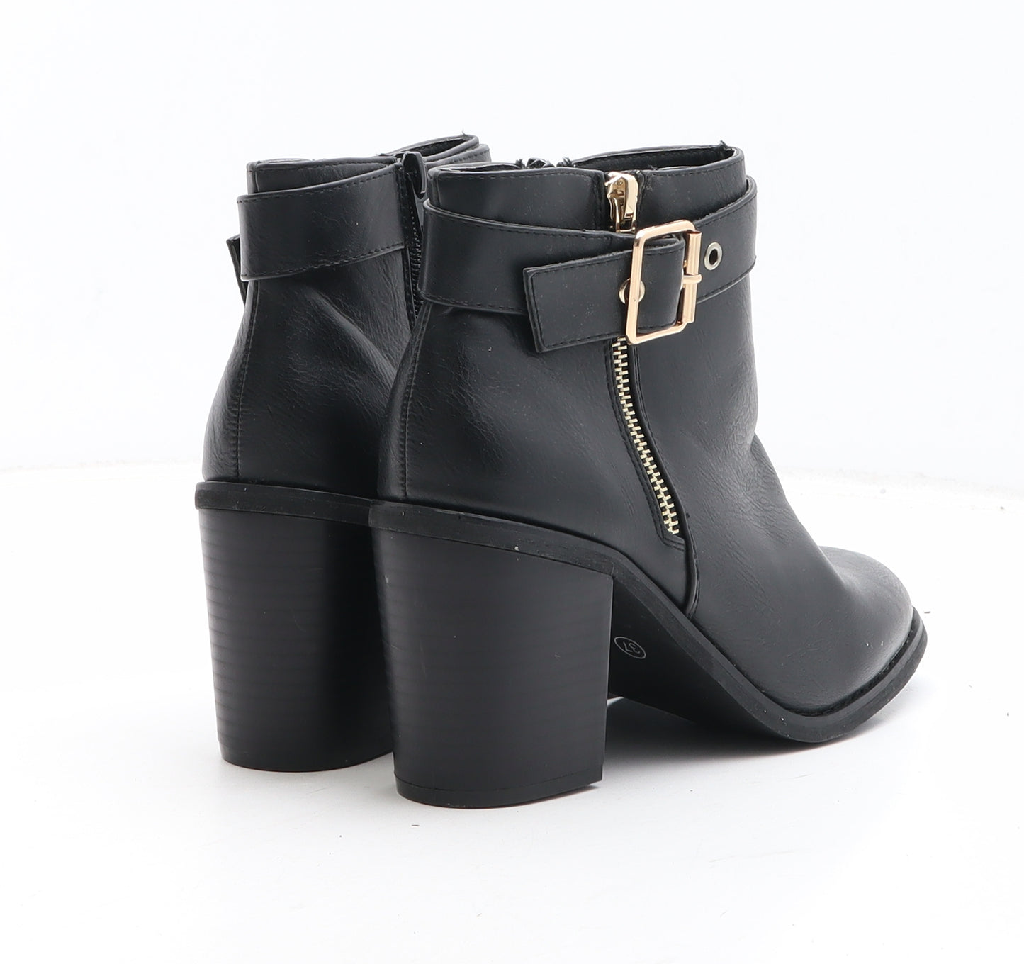 Miss KG Womens Black Synthetic Bootie Boot UK