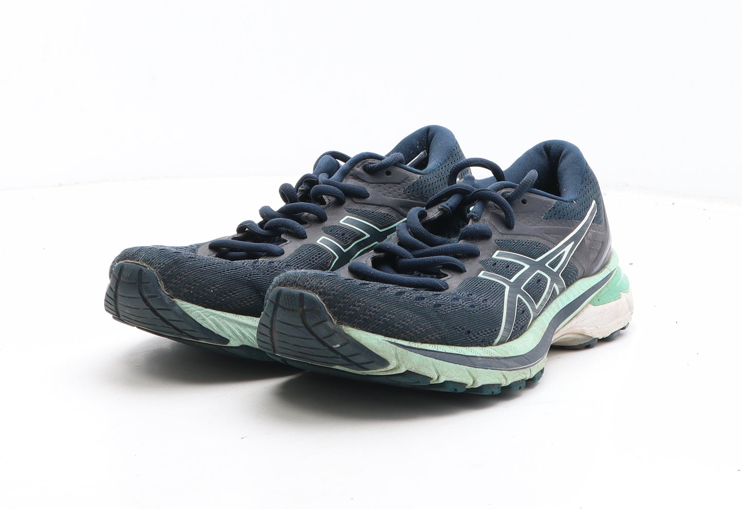 ASICS Womens Blue Fabric Trainer UK