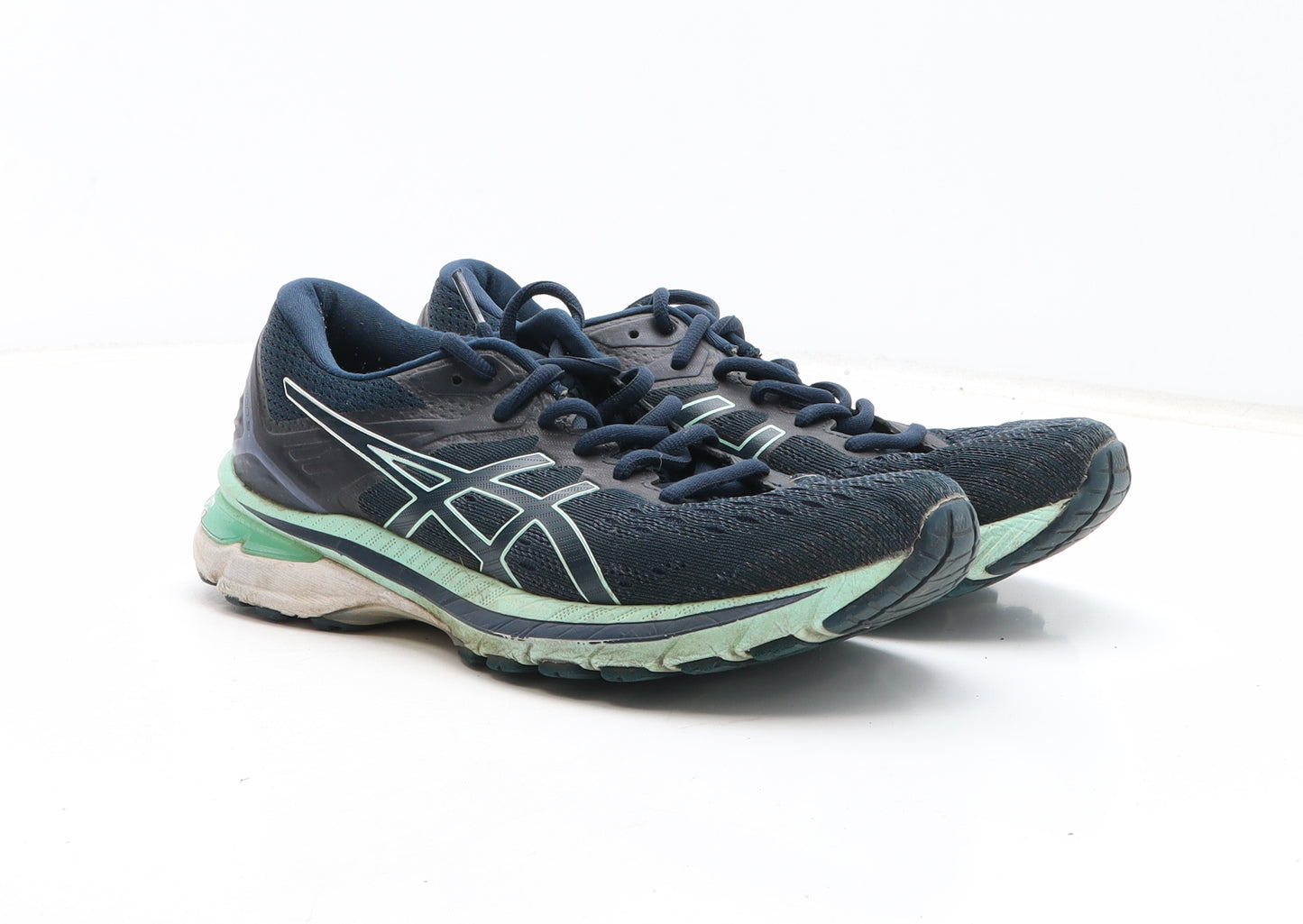 ASICS Womens Blue Fabric Trainer UK