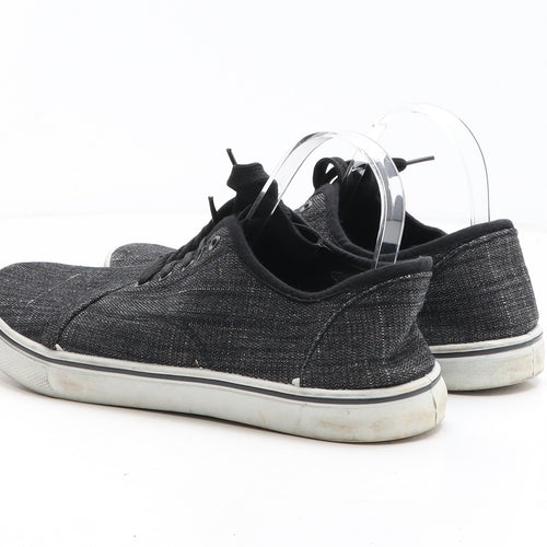 PEP&CO Womens Grey Fabric Trainer Casual UK