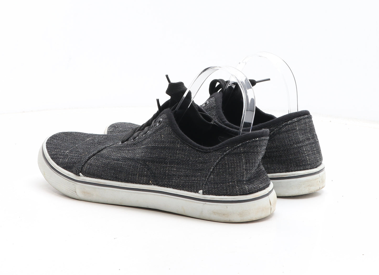 PEP&CO Womens Grey Fabric Trainer Casual UK