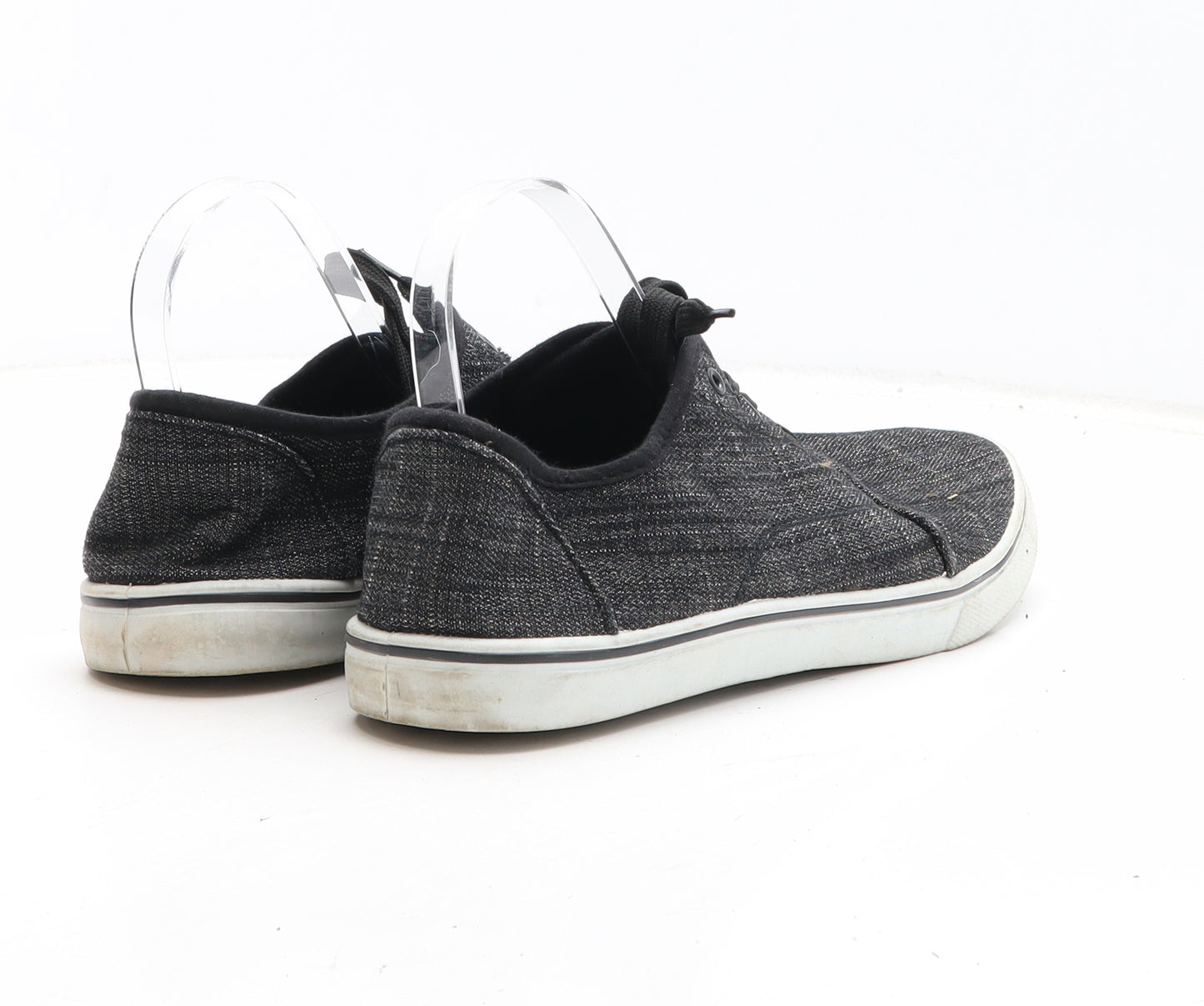 PEP&CO Womens Grey Fabric Trainer Casual UK